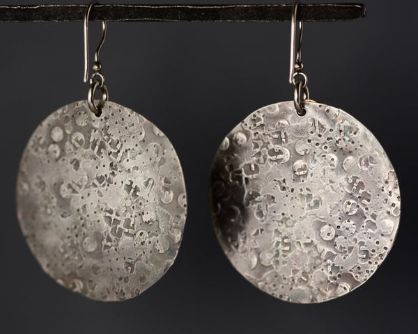 Persephone Earrings - Mixed Metals, Round